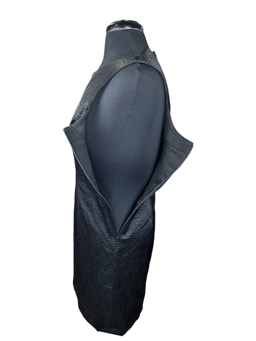 Theyskens’ Theory Drew Black Sleeveless Mini Sheath Dress Size 6 - Picture 4 of 7
